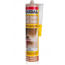 Паркетный акриловый герметик под дуб SOUDAL 15*300 мл 111256