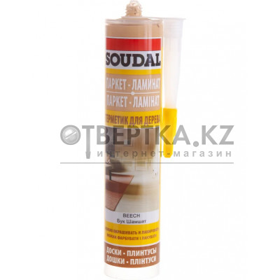 Паркетный акриловый герметик под бук SOUDAL 15*280 мл 111257