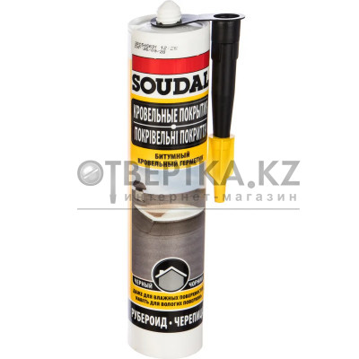 Герметик кровельный битумный SOUDAL 15*300 мл 118299