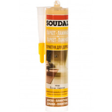Паркетный акриловый герметик под сосну SOUDAL 15*280 мл 119645