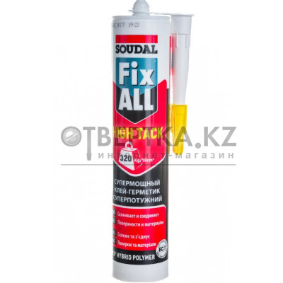 Универсальный клей-герметик SOUDAL Fix All НТ белый 12*290 мл 119129