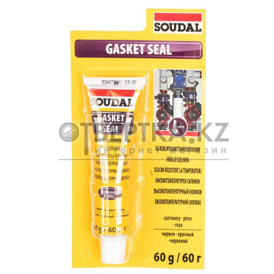 Силикон высокотемпературный SOUDAL Gasket Seal 12*60гр 120035