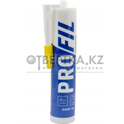 Кислотный силикон SOUDAL Profil санитарный белый 15*270 мл 124 252