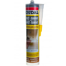 Паркетный акриловый герметик под венге SOUDAL 15*300 мл 131854