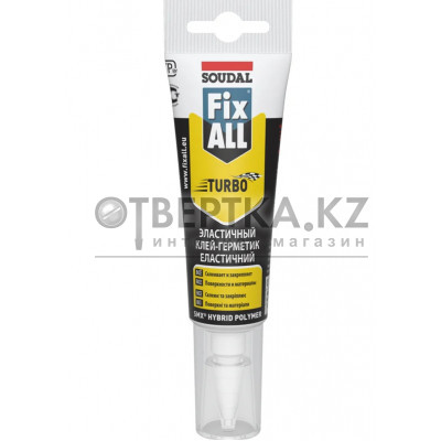 Универсальный клей-герметик SOUDAL Fix All Turbo белый 12*125 мл 134139