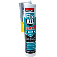 Универсальный клей-герметик SOUDAL Fix ALL Flexi серый 12*290 мл 134902 в Алматы