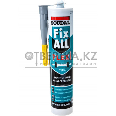 Универсальный клей-герметик SOUDAL Fix ALL Flexi серый 12*290 мл 134902