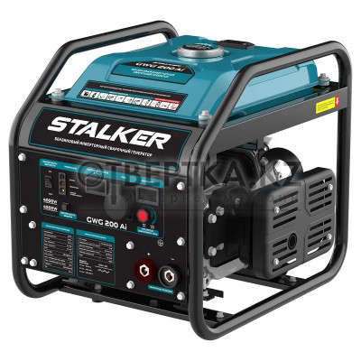 Инверторный бензиновый сварочный генератор STALKER GWG 200 Ai