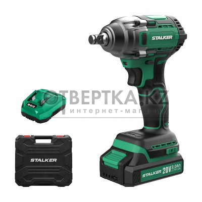 Бесщеточный аккумуляторный гайковерт STALKER IW20-400 Li BL