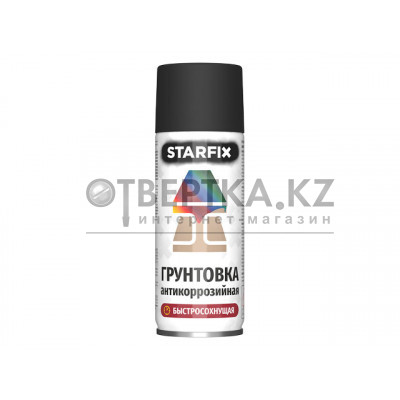 Грунтовка антикоррозийная черный STARFIX 520мл (9011) SM-38641-1