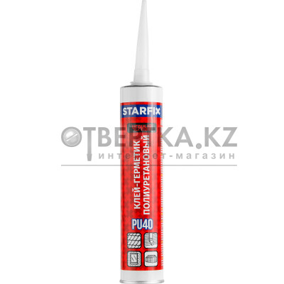 Клей-герметик полиуретановый PU40 STARFIX, черный 300 мл SM-54876-1
