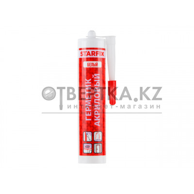 Герметик акриловый STARFIX белый, 300мл SM-63059-1