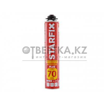 Пена монтажная профессиональная всесезонная STARFIX Foam Pro Plus 70 (890мл) SM-65524-1 Пена монтажная профессиональная всесезонная STARFIX Foam Pro Plus 70 (890мл) SM-65524-1