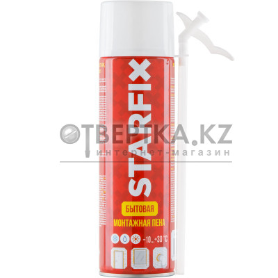 Пена монтажная бытовая всесезонная STARFIX Straw Foam (500мл) SM-66248-1