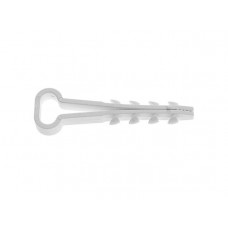 Дюбель-хомут для прямоугольного кабеля 10х5 мм белый (100 шт в пакете) STARFIX в Актау