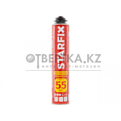 Пена монтажная профессиональная всесезонная STARFIX Gunfoam (730мл) SM-88276-1 Пена монтажная профессиональная всесезонная STARFIX Gunfoam (730мл) SM-88276-1