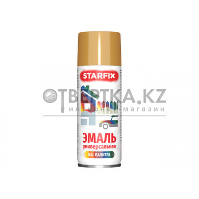 Краска-эмаль аэроз. универсальная золотой металлик STARFIX 520мл (1036) SM-95064-1 Краска-эмаль аэроз. универсальная золотой металлик STARFIX 520мл (1036) SM-95064-1