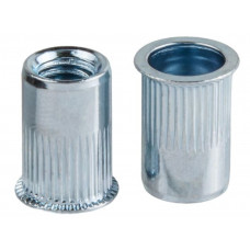 Заклепка резьбовая М4 уменьшенный бортик, белый цинк (500 шт в карт. уп.) STARFIX в Павлодаре