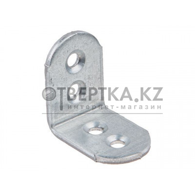 Уголок мебельный 17х25х25 мм белый цинк (100 шт в карт. уп.) STARFIX SMC2-60879-100