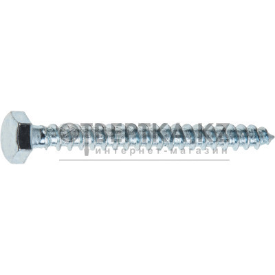 Шуруп 10х60 мм шестигр. головка, цинк, DIN 571 (50 шт в карт. уп.) STARFIX