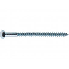 Шуруп 10х70 мм шестигр. головка, цинк, DIN 571 (50 шт в карт. уп.) STARFIX в Алматы