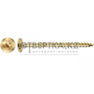 Шуруп конструкционный 6.0х100 по дереву, с прессшайбой, TORX30 (100 шт в карт. уп.) SMC3-94665-100