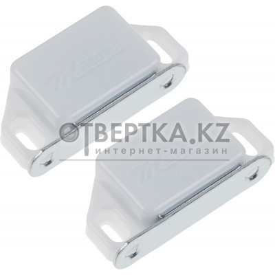 Защелка магнитная 55мм белая (2 шт в пакете) STARFIX Защелка магнитная 55мм белая (2 шт в пакете) STARFIX