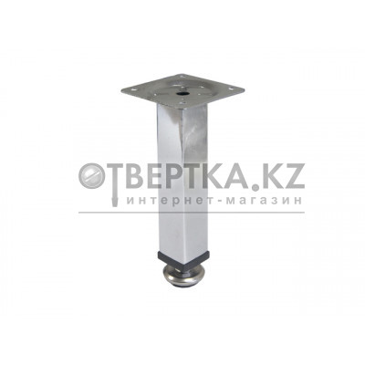 Опора мебельная квадратная d25х150 мм, хром STARFIX SMF-4617