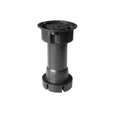 Опора кухонная регулируемая 100-120 мм, черная STARFIX