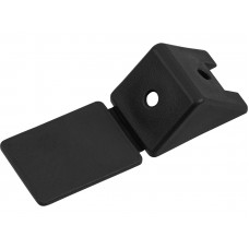 Уголок мебельный пласт. черный (4 шт в зип-локе) STARFIX в Актау