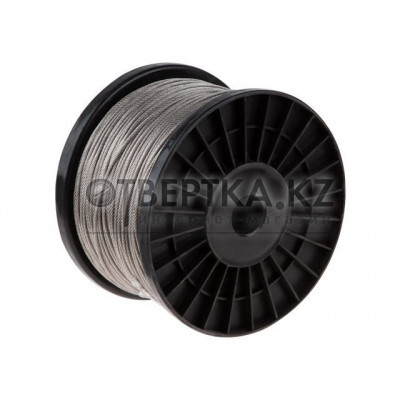 Трос М3 нерж.сталь(А2), DIN 3055 (бухта 250м) SMP-21089-250