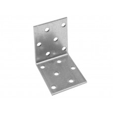 Уголок крепежный равносторонний 40х50х50 мм KUR белый цинк STARFIX