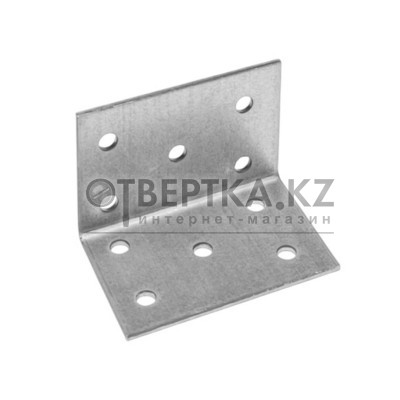 Уголок крепежный равносторонний 40х60х60 мм KUR белый цинк STARFIX SMP-25838-1