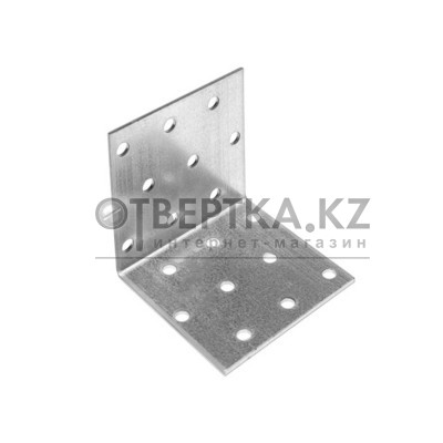 Уголок крепежный равносторонний 60х60х60 мм KUR белый цинк STARFIX SMP-26038-1