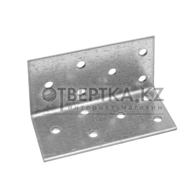 Уголок крепежный равносторонний 80х40х40 мм KUR белый цинк STARFIX SMP-26236-1