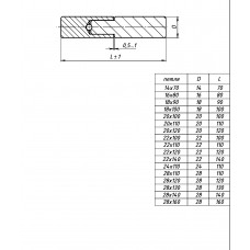 Петля гаражная с шаром 25х140 б/п STARFIX