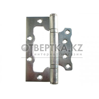 Петля 100 мм универсальная неврезная, белый цинк (50 шт в коробе) STARFIX SMP-36556-50