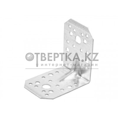 Уголок крепежный усиленный 65х90х90 мм С 2.0 мм белый цинк STARFIX SMP-44273-1