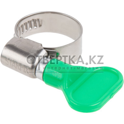 Хомут червячный с ключом "бабочка" 16-25 мм, нерж.сталь (W2) STARFIX SMP-48112-1