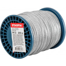 Трос стальной, оцинк. М1.5 DIN 3055 (бухта 200 м) STARFIX в Алматы