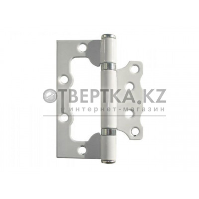 Петля 100 мм универсальная неврезная, белая (20 шт в коробе) STARFIX SMP-64777-20