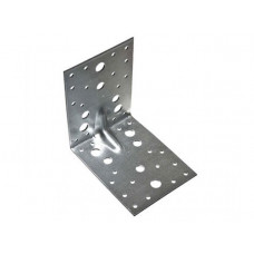 Уголок крепежный усиленный 90х100х100 мм  1.8 мм белый цинк STARFIX