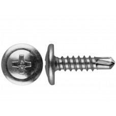 Саморез 4.2х57 мм с прессшайбой, цинк, со сверлом (50 шт в пласт. конт.) STARFIX