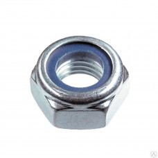 Гайка М5 со стопорным кольцом, цинк, DIN 985 (100 шт в пласт. конт.) STARFIX в Алматы