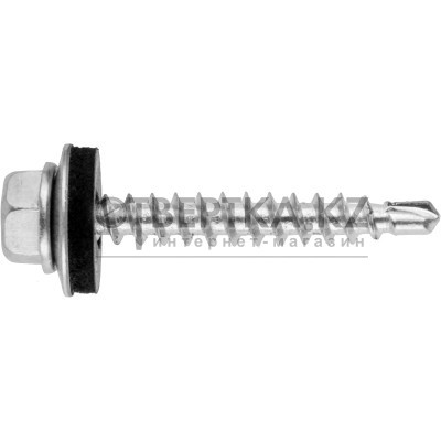 Саморез кровельный 4.8х19 мм цинк, шайба с прокл., PT1 (100 шт в пласт. конт.) STARFIX SMP2-83803-100