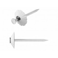 Гвозди декоративные 1.8х32 мм белая шляпка (100 шт в зип-локе) STARFIX