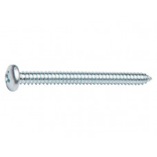 Шуруп 5.5х25 мм полусф. головка, белый цинк, острый, DIN 7981 (50 шт в зип-локе) STARFIX в Павлодаре