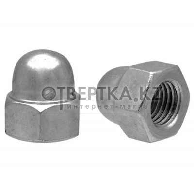 Гайка М12 колпачковая, цинк, DIN 1587 (5 шт в зип-локе) STARFIX SMZ1-36220-5