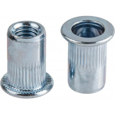 Заклепка резьбовая М10 цилиндрический бортик, белый цинк (10 шт в зип-локе) STARFIX в Астане