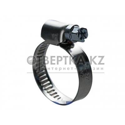 Хомут червячный 16-27 мм, нерж.сталь (W2), DIN 3017 (5 шт в зип-локе) STARFIX SMZ1-63959-5